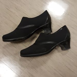 Black Abeo dress shoes.